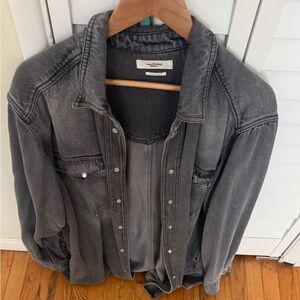 Isabel Marant Gray Jean Jacket